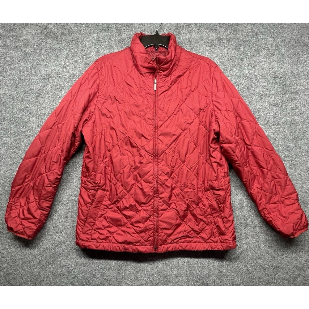 Women's Eddie Bauer Lightweight Quilted Puffer Jacket XL- Missing Hood